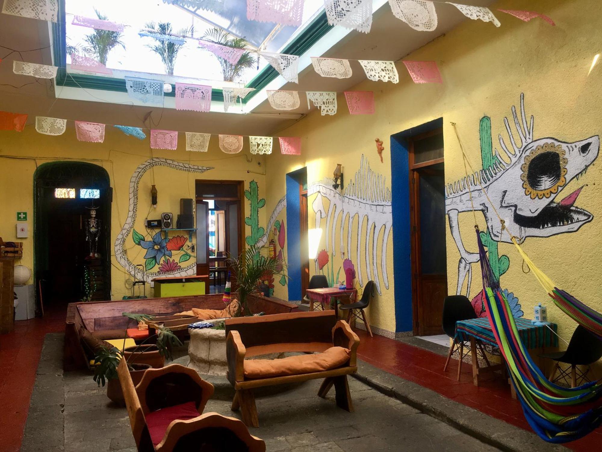 Iguana Hostel Oaxaca ภายนอก รูปภาพ